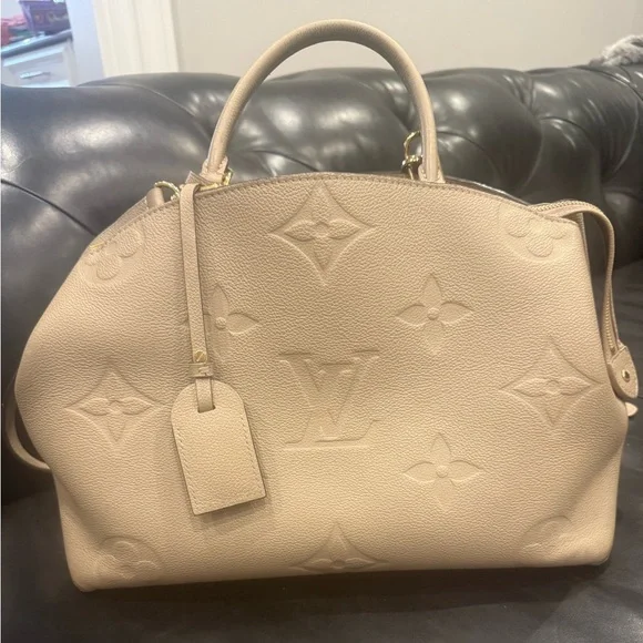 Louis Vuitton Grand Palais Tan Embossed Satchel - Picture 2 of 16